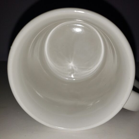 Norman Rockwell Man / Boy Fishing White Coffee Cup Mug - Picture 7 of 7